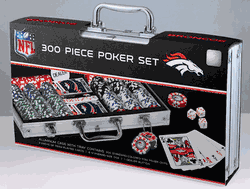 Denver Broncos NFL 300pc Poker Set