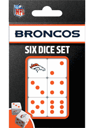 Denver Broncos NFL Dice Set