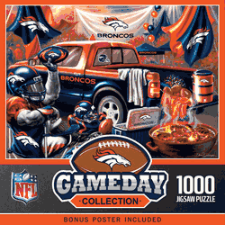 Denver Broncos NFL Gameday 1000pc Puzzle