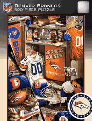 Denver Broncos NFL Locker Room 500pc Puzzle