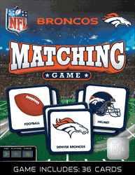 Denver Broncos NFL Matching Game