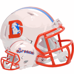 Denver Broncos NFL Mini Speed Football Helmet RETRO