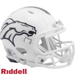 Denver Broncos NFL Mini Speed Football Helmet <B>Salute To Service 2024</B>