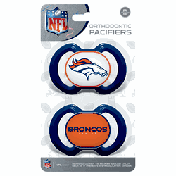 Denver Broncos Pacifier 2-Pack