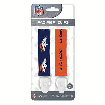 Denver Broncos Pacifier Clips