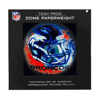 Denver Broncos Paperweight Domed