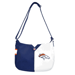 Denver Broncos Pebble Split Hobo Shoulder Bag