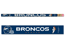 Denver Broncos Pencil 6 Pack