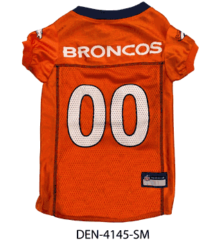 Denver Broncos Pet Mesh Jersey Small