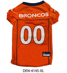 Denver Broncos Pet Mesh Jersey X-Large