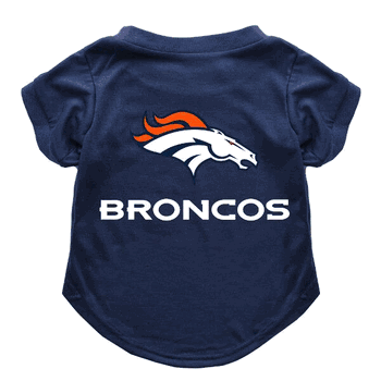 Denver Broncos Pet T-Shirt Small
