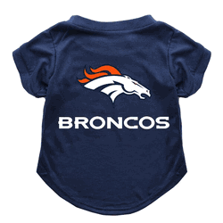 Denver Broncos Pet T-Shirt Small