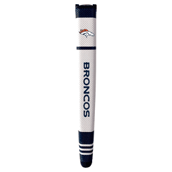 Denver Broncos Putter Grip (White with colored stripes)