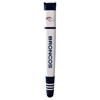 Denver Broncos Putter Grip (White with colored stripes)