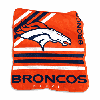 Denver Broncos Raschel Throw