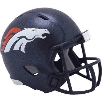 Denver Broncos Riddell NFL Speed Pocket Pro Helmet