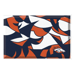 Denver Broncos Rubber Scraper Door Mat XFIT Design