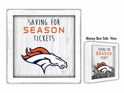 Denver Broncos Saving for Tickets Money Box