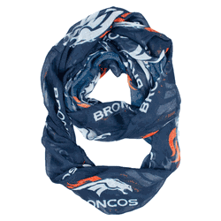 Denver Broncos Sheer Infinity Scarf Alternate