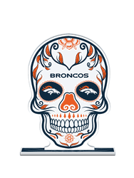 Denver Broncos Standee, Skull