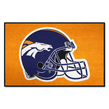 Denver Broncos Starter Mat Accent Rug - 19in. x 30in., Helmet Logo