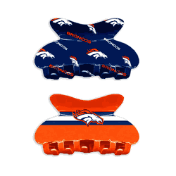 Denver Broncos Team Hair Claw Set