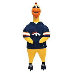 Denver Broncos Team Rubber Chicken Toy
