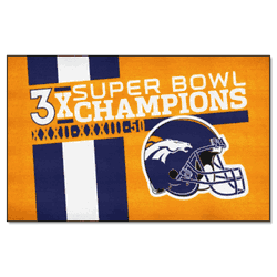 Denver Broncos Ulti-Mat Rug - 5ft. x 8ft.