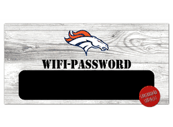 Denver Broncos Wifi Password 6x12 Sign