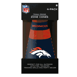 Denver Broncos Zone Cones 4 Pack