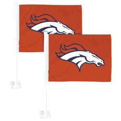 Denver BroncosBroncosCar Flag Large 1pc 11" x 14"