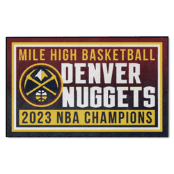 Denver Nuggets 2023 NBA Finals Champions 4ft. x 6ft. Plush Area Rug