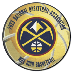 Denver Nuggets 2023 NBA Finals Champions Basketball Rug - 27in. Diameter