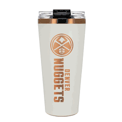 Denver Nuggets 32oz Crme and Copper Big Slim Tumbler with Straw