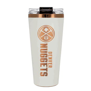 Denver Nuggets 32oz Crme and Copper Big Slim Tumbler with Straw