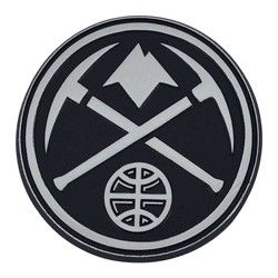Denver Nuggets 3D Chrome Metal Emblem
