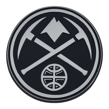 Denver Nuggets 3D Chrome Metal Emblem