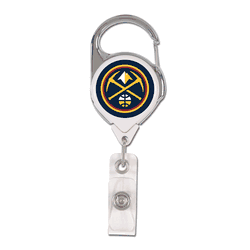 Denver Nuggets Badge Holder Premium Retractable