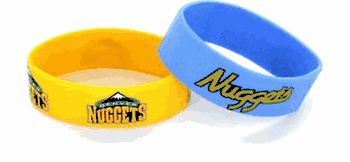 Denver Nuggets Bracelets 2 Pack Wide
