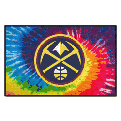 Denver Nuggets Tie Dye Starter Mat Accent Rug - 19in. x 30in.