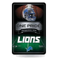 Detroit Lions  11" x 17" Home Decor Sign