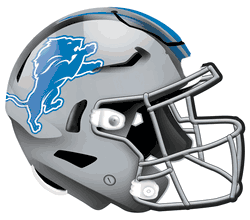Detroit Lions 12in Authentic Helmet Sign