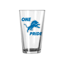 Detroit Lions 16oz Slogan Pint Glass