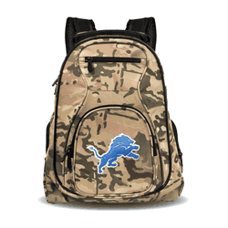 Detroit Lions 19" Premium Laptop Backpack, Camo