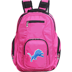 Detroit Lions 19" Premium Laptop Backpack, Pink