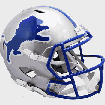 Detroit Lions 1983 to 2002 Speed Replica Full Size Throwback Helmet