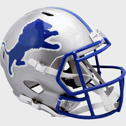 Detroit Lions 1983 to 2002 Speed Replica Full Size Throwback Helmet