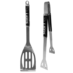 Detroit Lions 2 pc Black BBQ Set