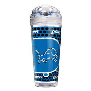 Detroit Lions 24 Oz. Acrylic Tumbler w/ Straw