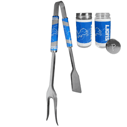 Detroit Lions 3 in 1 BBQ Tool and Salt & Pepper Shaker